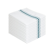 Mariposa Bistro Napkin 18x22 Hunter Green Stripe, Pack Of 12 (PNP-BISTRO-HG)