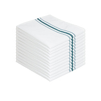 Mariposa Bistro Napkin 18x22 Hunter Green Stripe, Pack Of 12 (PNP-BISTRO-HG)