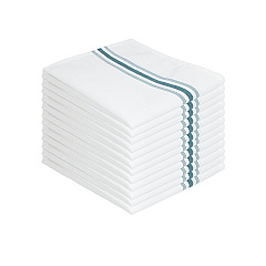 Mariposa Bistro Napkin 18x22 Hunter Green Stripe, Pack Of 12 (PNP-BISTRO-HG)