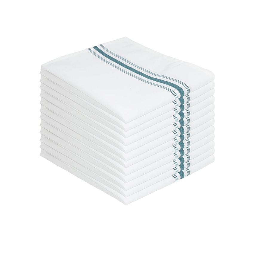 Mariposa Bistro Napkin 18x22 Hunter Green Stripe, Pack Of 12 (PNP-BISTRO-HG)