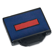 T5430 Professional Replacement Ink Pad for Trodat Custom Self-Inking Stamps, 1" x 1.63", Blue/Red (USSP5430BR)