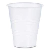 Dart High-Impact Polystyrene Cold Cups, 7 oz, Translucent, Clear, 100/Pack (DCCY7PK)
