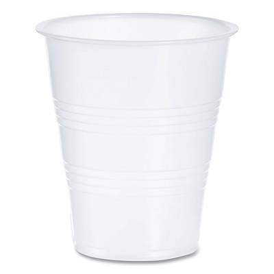 Dart High-Impact Polystyrene Cold Cups, 7 oz, Translucent, Clear, 100/Pack (DCCY7PK)