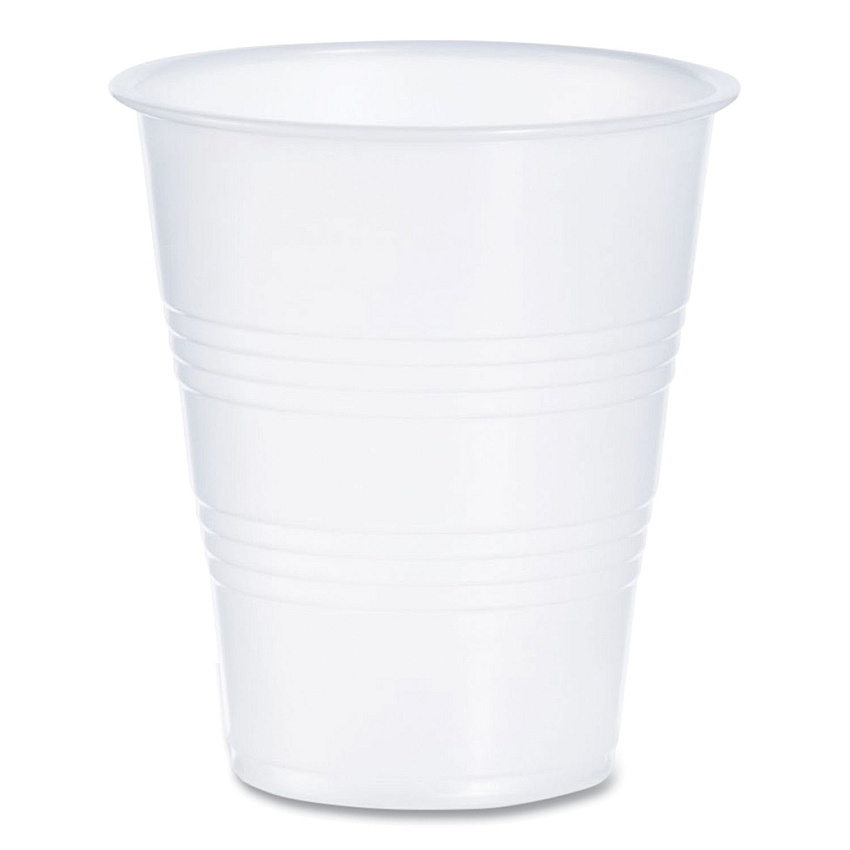 Dart High-Impact Polystyrene Cold Cups, 7 oz, Translucent, Clear, 100/Pack (DCCY7PK)