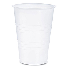 Dart High-Impact Polystyrene Cold Cups, 10 oz, Translucent, 100 Cups/Sleeve, 25 Sleeves/Carton (DCCY10)