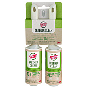 Scotch-Brite Greener Clean Lint Roller, 4" x 29.4 ft, 70 Sheets/Roller (MMM841RS70)