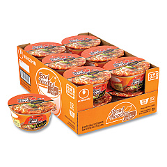 NONGSHIM Spicy Chicken Bowl Noodle Soup, Chicken, 3.03 oz Cup, 12/Carton (GRR22002163)