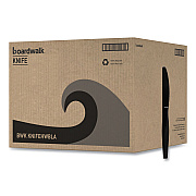 Boardwalk Heavyweight Polystyrene Cutlery, Knife, Black, 1000/Carton (BWKKNIFEHWBLA)