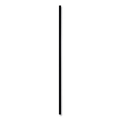 Boardwalk Cocktail Straws, 8", Polypropylene, Black, 5,000/Carton (BWKSLSTUBL)