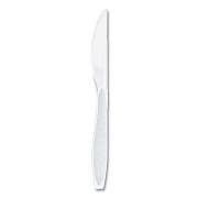 Solo Impress Heavyweight Full-Length Polystyrene Cutlery, Knife, White, 100/Box, 10 Boxes/Carton (SCCHSWKX0007)