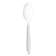 Solo Impress Heavyweight Full-Length Polystyrene Cutlery, Teaspoon, White, 100/Box, 10 Boxes/Carton (SCCHSWTX0007)
