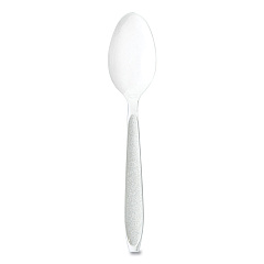 Solo Impress Heavyweight Full-Length Polystyrene Cutlery, Teaspoon, White, 100/Box, 10 Boxes/Carton (SCCHSWTX0007)