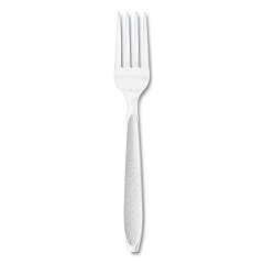Solo Impress Heavyweight Full-Length Polystyrene Cutlery, Fork, White, 100/Box, 10 Boxes/Carton (SCCHSWFX0007)
