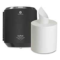 Georgia Pacific Professional SofPull CenterPull Hand Towel Dispenser, 9.63 x 8.88 x 10.94, Black (GPC58204B)
