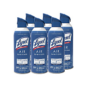 LYSOL Air Sanitizer Spray, White Linen, 10 oz Aerosol Spray, 6/Carton (RAC99351CT)
