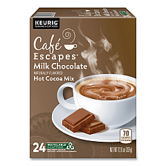 Cafe Escapes Milk Chocolate Hot Cocoa K-Cups, 96/Carton (GMT6801CT)