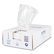 Inteplast Group Ice Bucket Liner Bags, 96 oz, 6" x 6" x 12", Clear, 1,000/Carton (IBSBL060612)