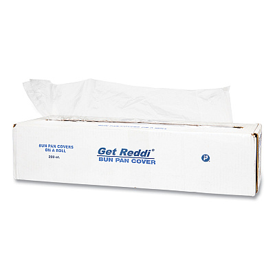 Inteplast Group Poly Bun Pan Cover Lid, 21 x 35, 19 Micron, Clear, Plastic, 200/Carton (IBSBP21635)