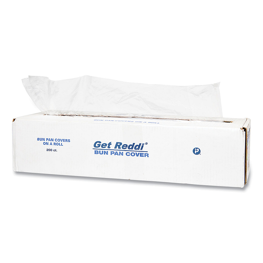 Inteplast Group Poly Bun Pan Cover Lid, 21 x 35, 19 Micron, Clear, Plastic, 200/Carton (IBSBP21635)