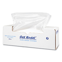 Inteplast Group Poly Bun Rack Cover, 60 x 80, 15 Micron, Clear, Plastic, 50/Carton (IBSBR60X80)