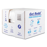 Inteplast Group Food Bags, 2 gal, 8" x 4" x 18", Clear, 1,000/Carton (IBSPB080418)
