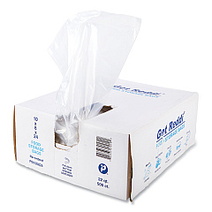 Inteplast Group Food Bags, 5.5 gal, 10" x 8" x 24", Clear, 500/Carton (IBSPB100824)