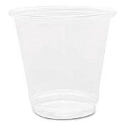 Karat PET Plastic Cups, 3 oz, Clear, 2,500/Carton (KRTCKC3)