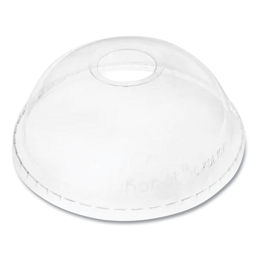 Karat PET Lids, Dome Lid, Fits 32 oz Cold Cups, Clear, 500/Carton (KRTCKDL107)