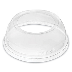 Karat PET Lids, Wide Opening Dome, Fits 12 oz to 24 oz Cold Cups, Clear, 1,000/Carton (KRTCKDL626WH)