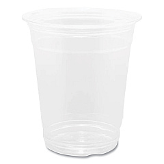 Karat PET Plastic Cups, 92 mm Rim Diameter, 12 oz, Clear, 1,000/Carton (KRTCKC12S)