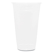 Karat PET Plastic Cups, 24 oz, Clear, 600/Carton (KRTCKC24)
