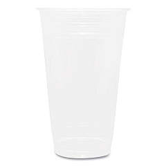 Karat PET Plastic Cups, 24 oz, Clear, 600/Carton (KRTCKC24)