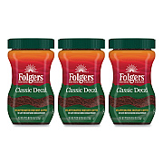 Folgers Instant Coffee Crystals, Classic Decaf, 8 oz (FOL20630)