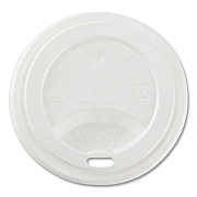 Karat Hot Cup Lids, Fits 8 oz Paper Hot Cups, Sipper Lid, White, 1,000/Carton (KRTCKDL508WPP)