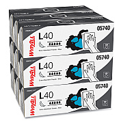 WypAll L40 Towels, POP-UP Box, 9.8 x 16.4, Blue, 100/Box, 9 Boxes/Carton (KCC05740)