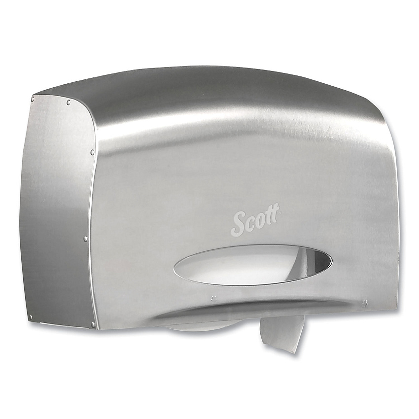Scott Pro Coreless Jumbo Roll Tissue Dispenser, EZ Load, 14.38 x 6 x 9.75, Stainless Steel (KCC09601)