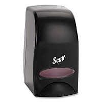 Scott Essential Manual Skin Care Dispenser, For Traditional Business, 1,000 mL, 5 x 5.25 x 8.38, Black (KCC92145)