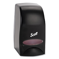 Scott Essential Manual Skin Care Dispenser, For Traditional Business, 1,000 mL, 5 x 5.25 x 8.38, Black (KCC92145)