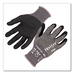 ergodyne ProFlex 7043 ANSI A4 Nitrile Coated CR Gloves, Gray, Large, 12 Pairs (EGO10514)