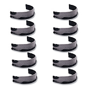 ergodyne Skullerz 8990 Lightweight Hard Hat Sweatband Replacement, Polyester, Black, 10/Pack (EGO60234)