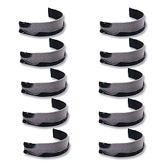 ergodyne Skullerz 8990 Lightweight Hard Hat Sweatband Replacement, Polyester, Black, 10/Pack (EGO60234)