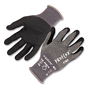 ergodyne ProFlex 7043 ANSI A4 Nitrile Coated CR Gloves, Gray, Large, 1 Pair (EGO10524)