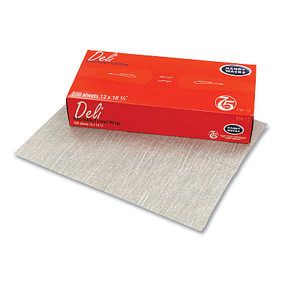 Handy Wacks Interfolded Food Wrap Deli Sheets, 10.75 x 12, 12/Carton (HWAFW12)