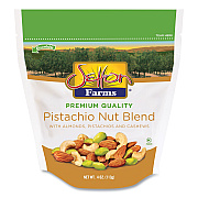 Setton Farms Pistachio Nut Blend, Pistachio, Almonds, Cashews, 4 oz Bag, 10/Carton (SEF5234)