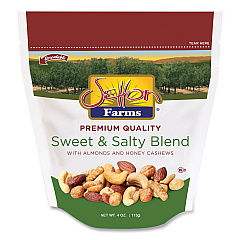 Setton Farms Sweet and Salty Blend, 4 oz Bag, 10/Carton (SEF5913)