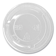 Karat PET Lids, Fits 8 oz to 10 oz Cold Cups, No Hole Flat Lid, Clear, 1,000/Carton (KRTCKC78TSNH)