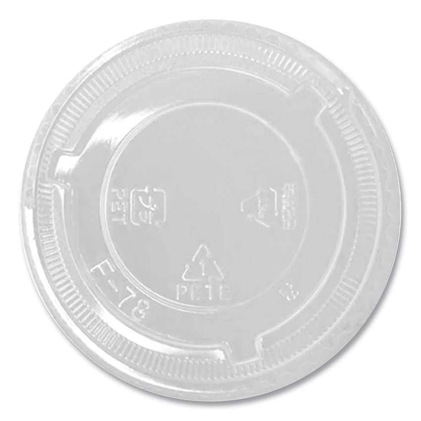Karat PET Lids, Fits 8 oz to 10 oz Cold Cups, No Hole Flat Lid, Clear, 1,000/Carton (KRTCKC78TSNH)