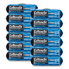Cottonelle Fresh Care Flushable Cleansing Cloths, 1-Ply, 3.75 x 5.5, White, 42/Pack, 12 Packs/Carton (KCC44932CT)