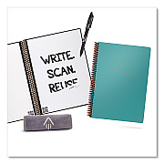 Rocketbook Fusion Smart Notebook, Seven Assorted Page Formats, Blue Cover, (21) 8.8 x 6 Sheets (RKBEVRFEKCCE)