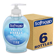 Softsoap Liquid Hand Soap Pumps, Fresh Breeze Scent, 7.5 oz, 6/Carton (CPCUS04964CT)